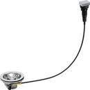 Franke Satin Nickel Square Trim Twist Basket Strainer Kit 