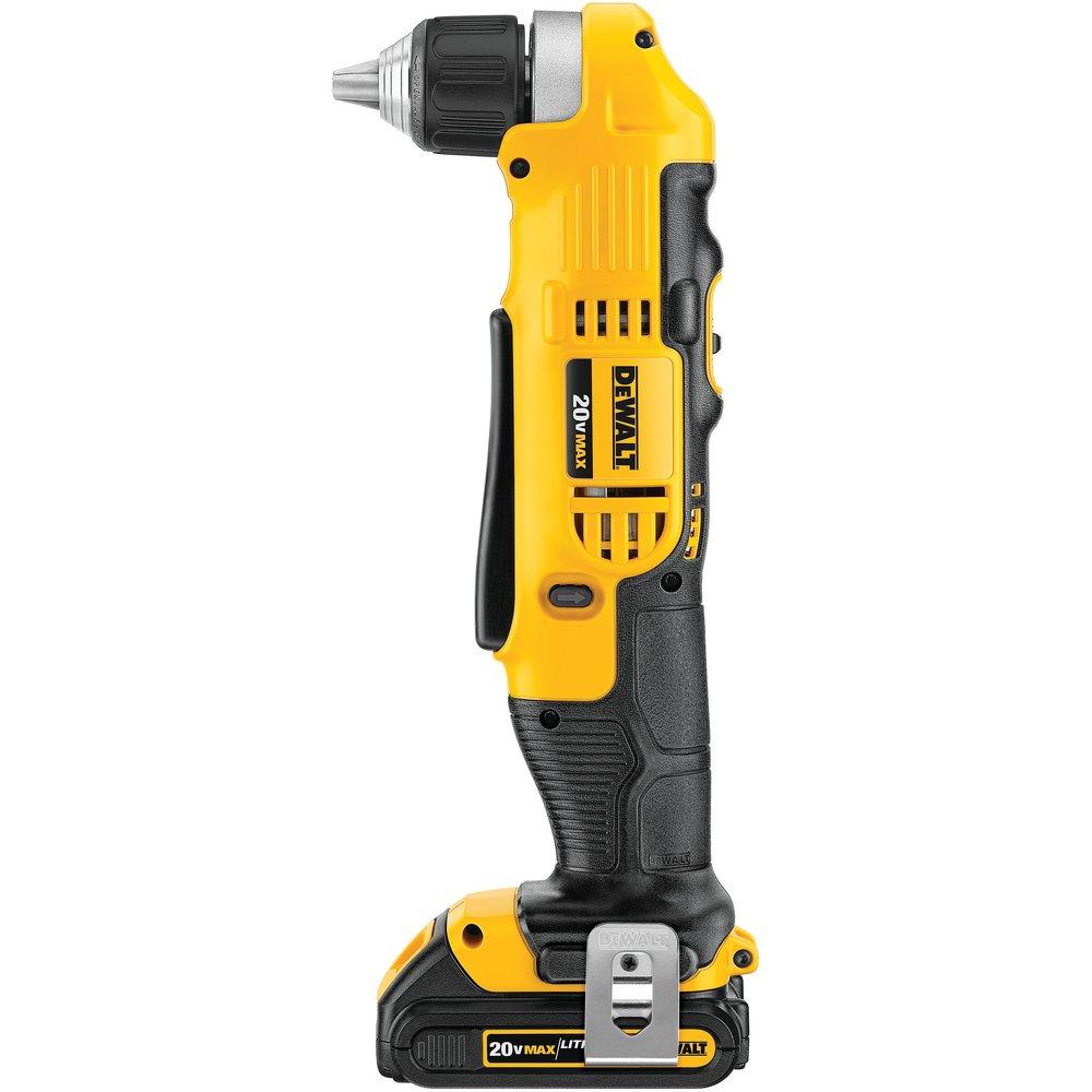 DEWALT Yellow/Black 20V Comp Right Angle Drill and Driver Kit 