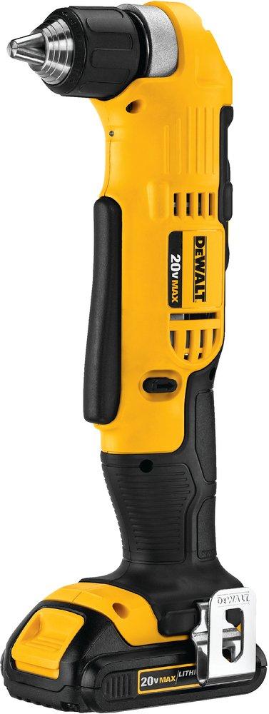 DEWALT Yellow/Black 20V Comp Right Angle Drill and Driver Kit 
