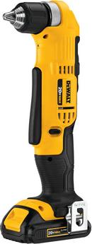 DEWALT Yellow/Black 20V Comp Right Angle Drill and Driver Kit 