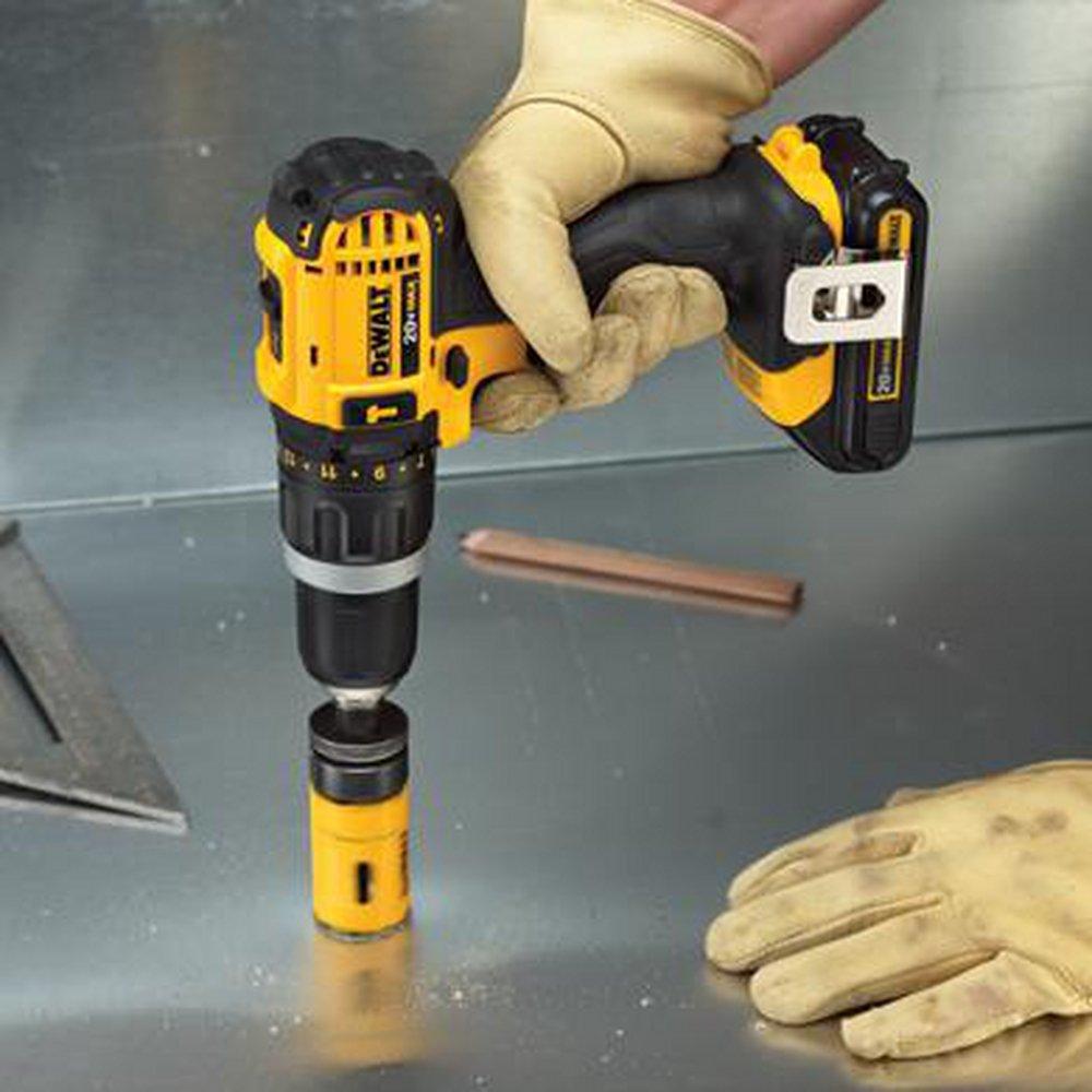 DEWALT Yellow/Black Cordless 20V Hammer Drill Kit 