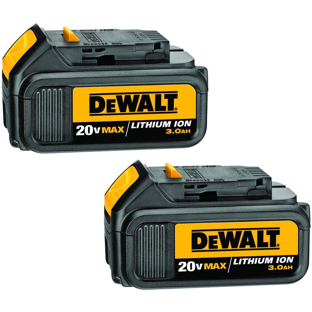 DEWALT Black 20V Lithium-ion Batteries (Pack of 2) 
