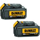 DEWALT Black 20V Lithium-ion Batteries (Pack of 2) 