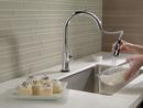 Delta Faucet Chrome Single Handle Pull Down Touch Activated Kitchen Faucet 