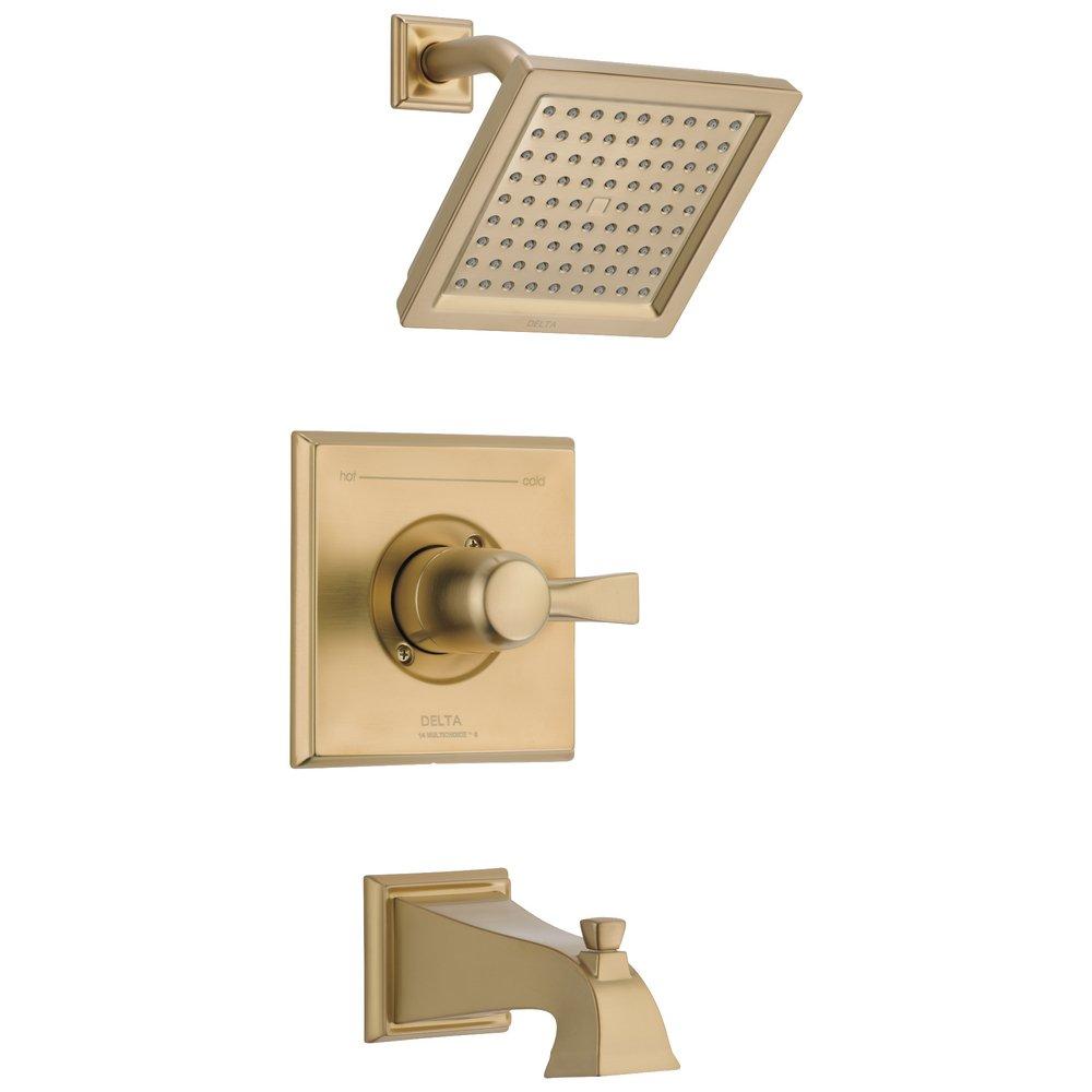 Delta Faucet Champagne Bronze Single Handle Single Function Bathtub & Shower Faucet (Trim Only) 