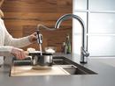 Delta Faucet Arctic Stainless Single Handle Pull Down Touch Activated Kitchen Faucet 
