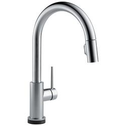 Single Handle Pull Down Kitchen Faucet with Touch Activation in Arctic Stainless