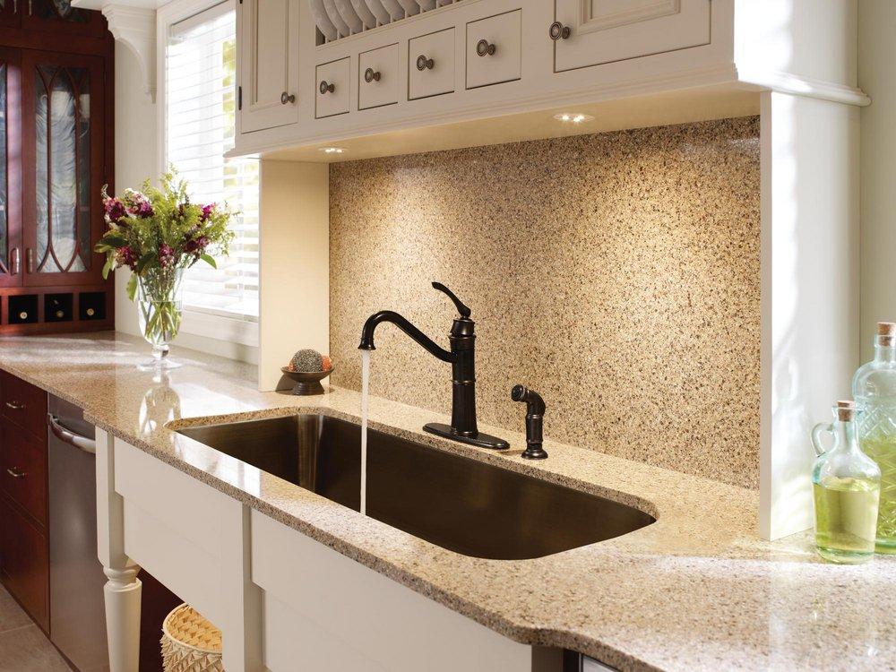 Moen Mediterranean Bronze Single Handle Kitchen Faucet 