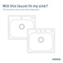 Moen Spot Resist Stainless Single Handle Kitchen Faucet 