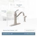 Moen Spot Resist Stainless Single Handle Kitchen Faucet 