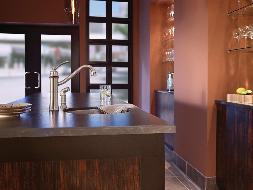 Moen Spot Resist&trade; Stainless Single Handle Kitchen Faucet 