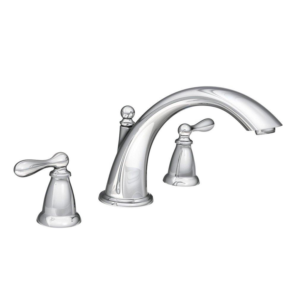 Moen Polished Chrome Two Handle Roman Tub Faucet Trim Only 