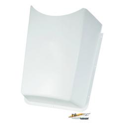20 x 16 in. PVC Lavatory Enclosure in China White