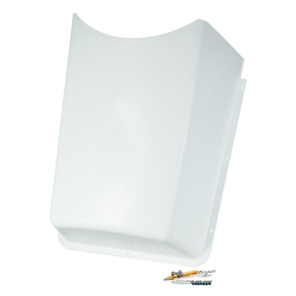 Truebro&reg; China White 20 x 16 in. PVC Lavatory Enclosure 