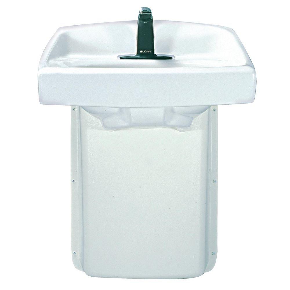 Truebro&reg; China White 20 x 16 in. PVC Lavatory Enclosure 