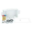 Guy Gray&trade; White Powder Coat 10-7/8 x 8-3/8 in. Washing Machine Supply Box 