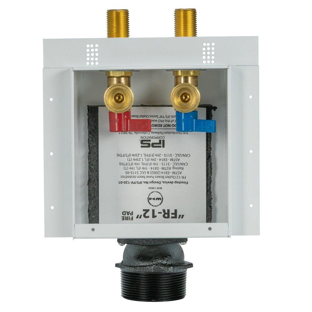 Guy Gray&trade; Powder Coated 5-1/4 in x 5-1/4 in x 3-1/8 in Washing Machine Supply Box 