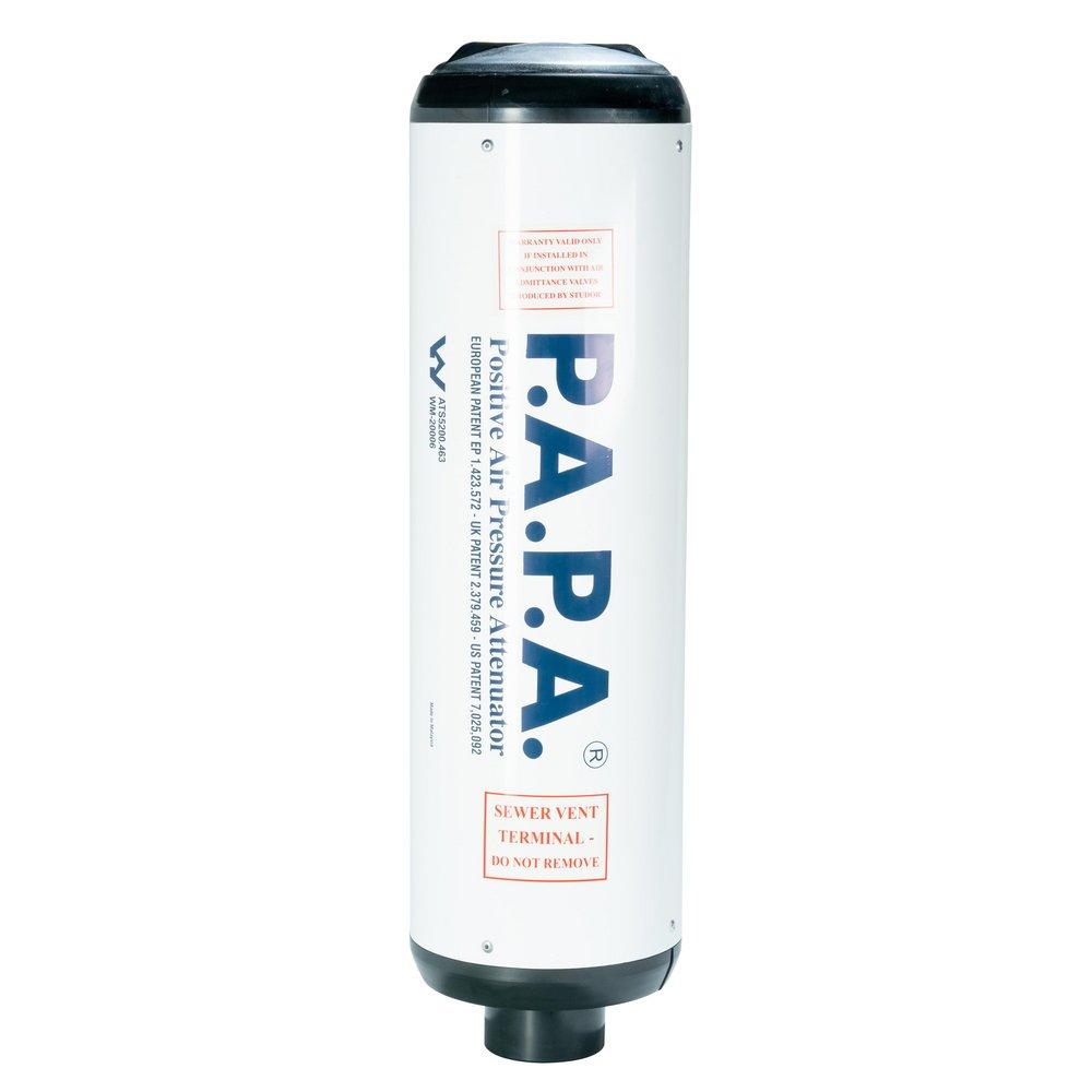 STUDOR&reg; Black Positive Air Pressure Attenuator 