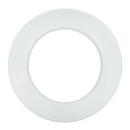 Water-Tite White Mini Round Ice Maker and Gas Outlet Box Faceplate 