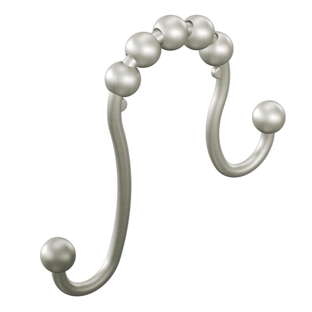 Moen Brushed Nickel Double Curtain Shower Ring 