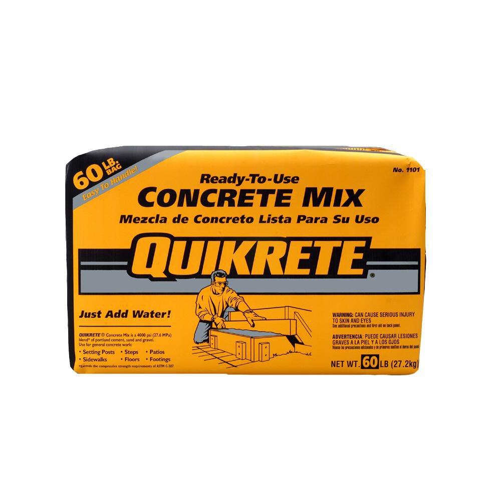 QUIKRETE® Grey 4000 psi Concrete Mix in Grey 