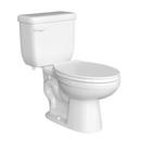 1.28 gpf Elongated Two Piece Complete Toilet in White (Seat, Wax Ring & Closet Bolts Included)