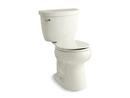 KOHLER Biscuit 1.6 gpf Round Floor Mount Two Piece Toilet 