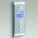 Digital Shower Interface with Eco-Mode Diverter in Satin Chrome/Polished Chrome
