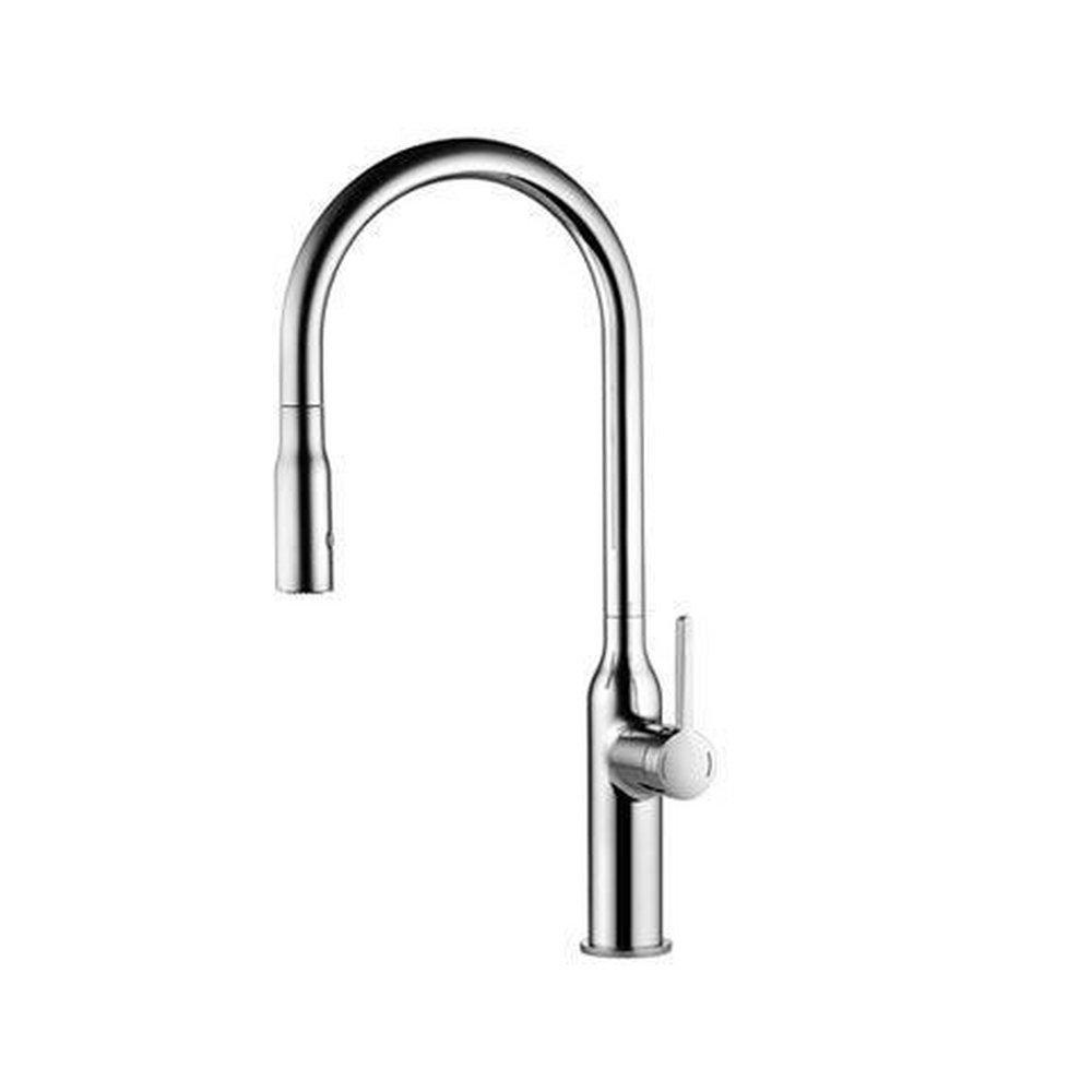 KWC Faucets Splendure&trade; Stainless Steel 1.8 gpm Single Lever Handle Pull-Down Kitchen Faucet 