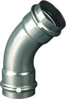 Viega Press 304L Stainless Steel 45 Degree Elbow with FKM Sealing Element 