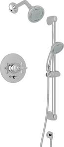 Shower Package with Single Cross Handle in Polished Chrome