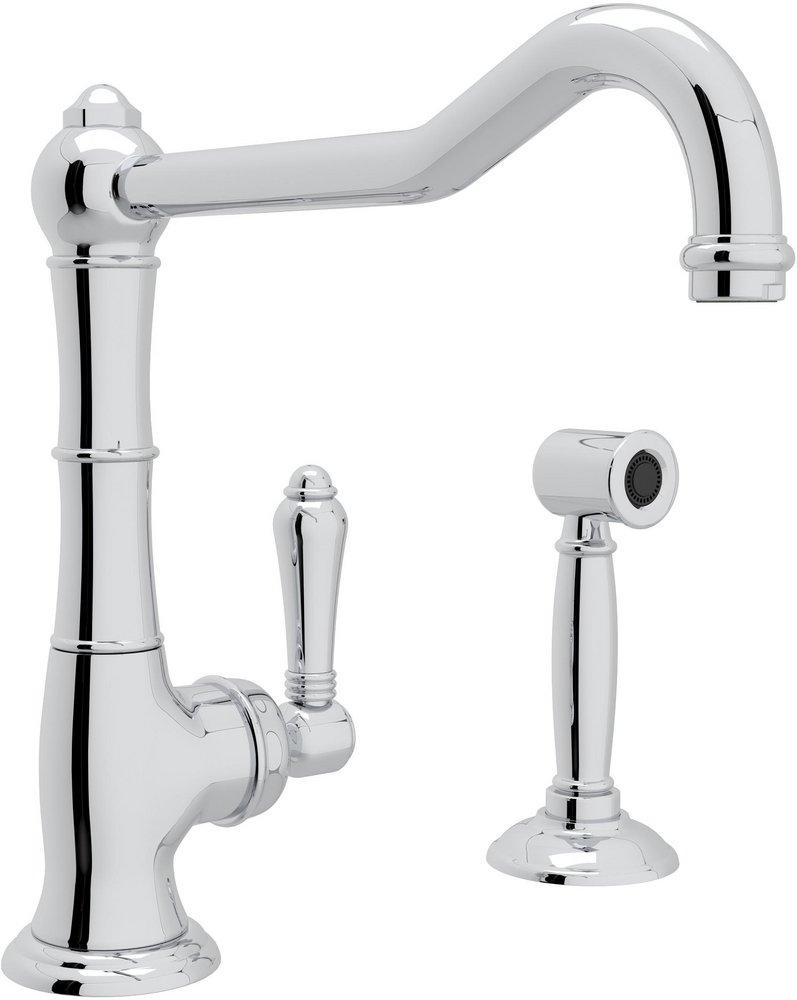 ROHL&reg; Polished Chrome Single Handle Kitchen Faucet 