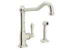ROHL&reg; Polished Nickel Single Handle Kitchen Faucet 