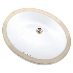 19-3/4 in. Undermount Oval Vitreous China Bathroom Sink in White