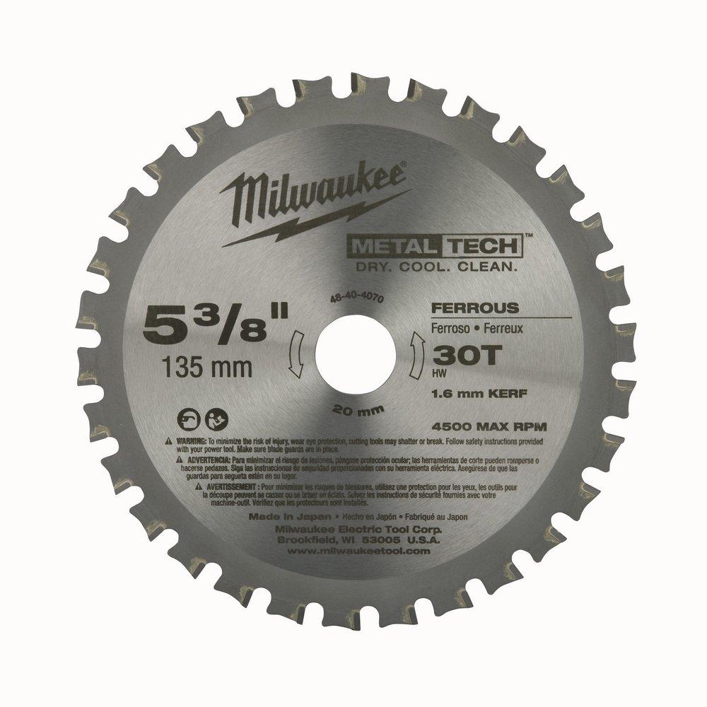 Milwaukee® Silver 30 Ton Metal Circular Saw Blade 