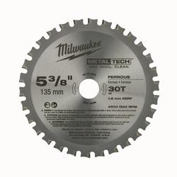 5-3/8 in. Dry Metal & Stainless Cutting Circular Saw Blade
