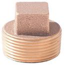 MNPT 125# Square Head and Solid Global Brass Plug 