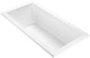 MTI Whirlpools&reg; White 72 x 36 in. Soaker Drop-In Bathtub with Left Drain 