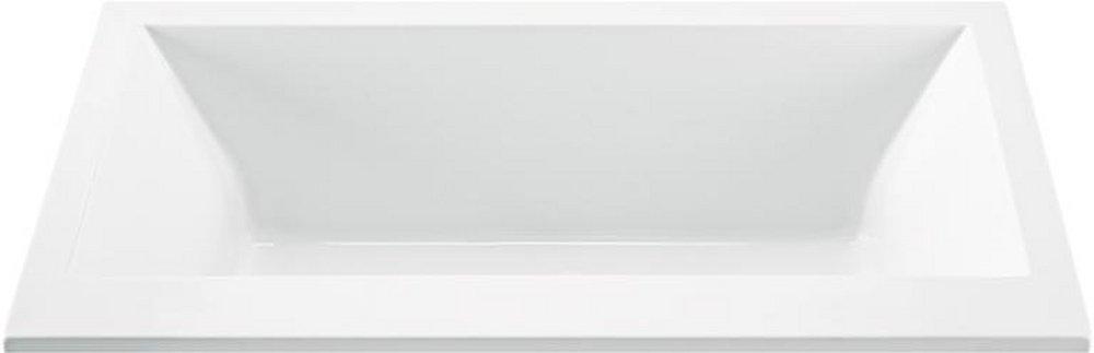 MTI Whirlpools&reg; White 66 x 36 in. Soaker Drop-In Bathtub with Center Drain 
