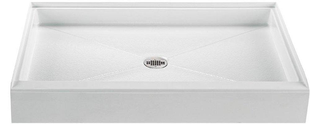 MTI Whirlpools&reg; White 48 x 32 in. Shower Base with Center Drain 