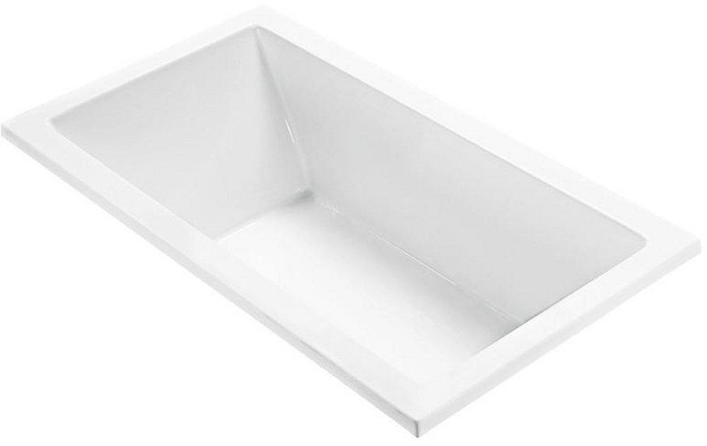 MTI Whirlpools&reg; White 66 x 36 in. Air Bath Drop-In Bathtub with Left Drain 