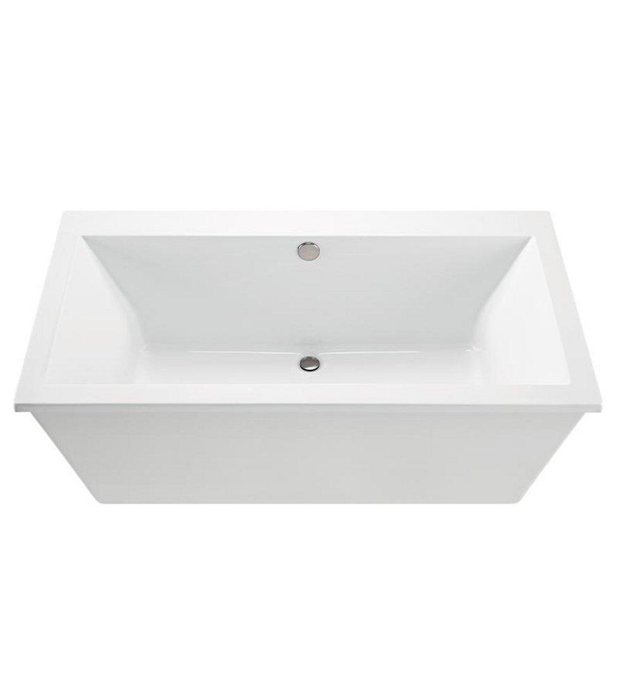 MTI Whirlpools&reg; White 66 x 36 in. Acrylic Freestanding Rectangle Air Bathtub 
