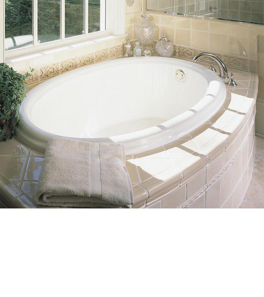 MTI Whirlpools&reg; White 59-3/4 x 35-1/2 in. Whirlpool Drop-In Bathtub with Left Drain 