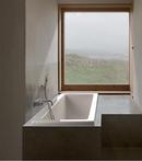 White 68-7/8 x 32 in. Air Bath Drop-In Bathtub with Left Drain 