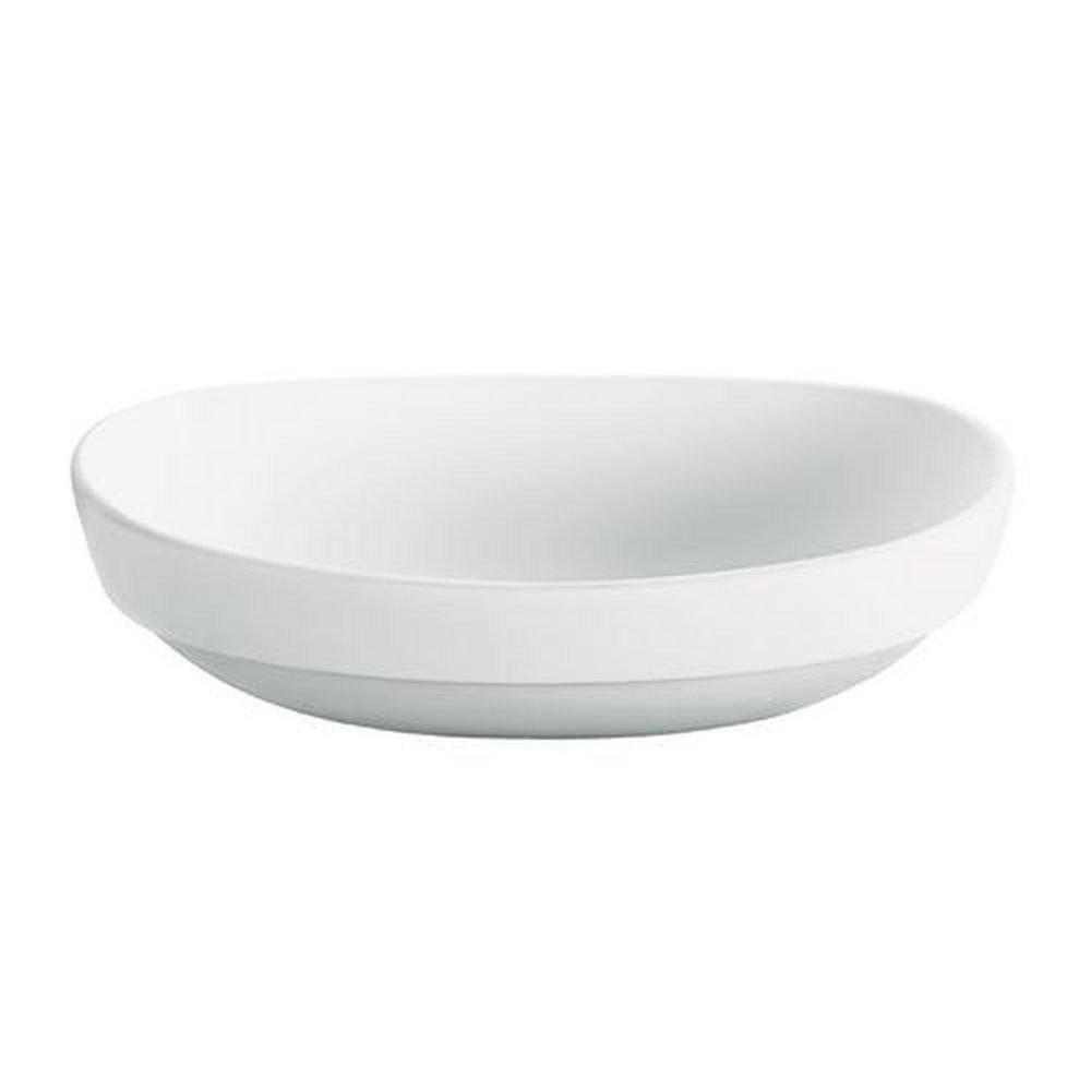 Mti Baths White Gloss Semi-recessed Mount Basin 