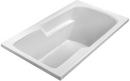 59-3/4 x 35-3/4 in. Whirlpool Drop-In Bathtub with Left Drain in Biscuit