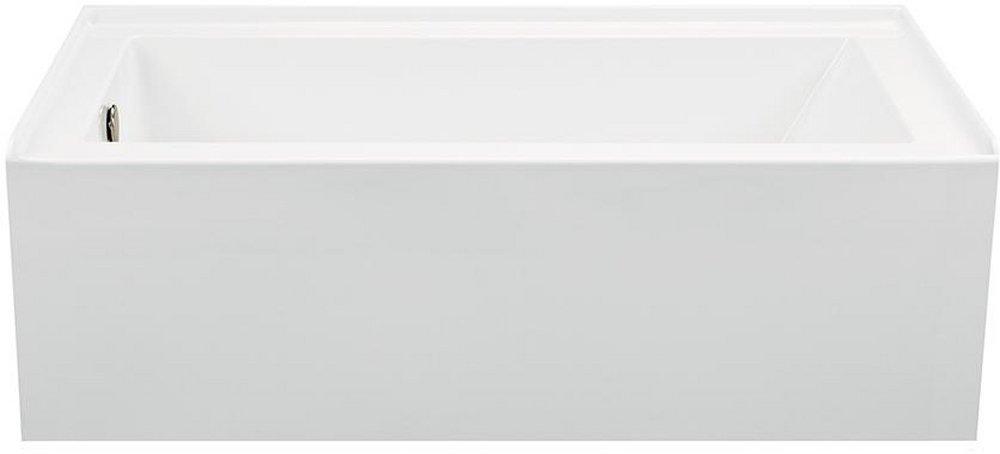 MTI Whirlpools&reg; White 60 x 32 in. Alcove Rectangle Bathtub with Right Hand Drain 