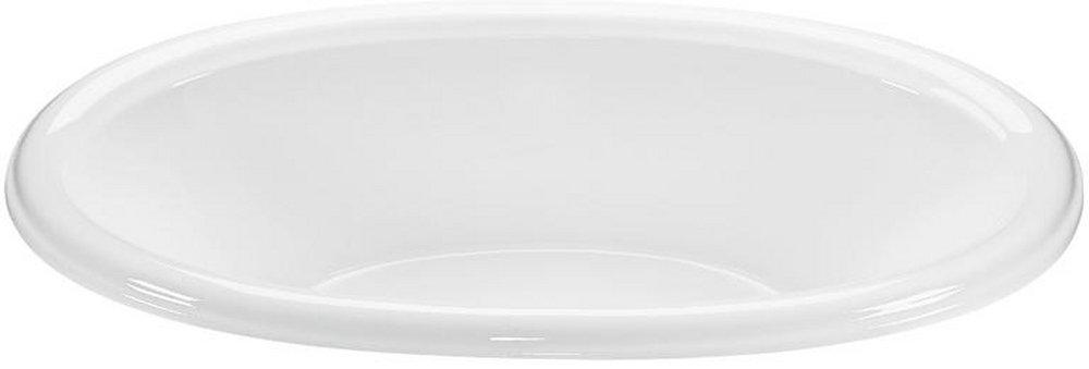 MTI Whirlpools&reg; White 71-1/4 x 40-3/4 in. Soaker Drop-In Bathtub with Center Drain 