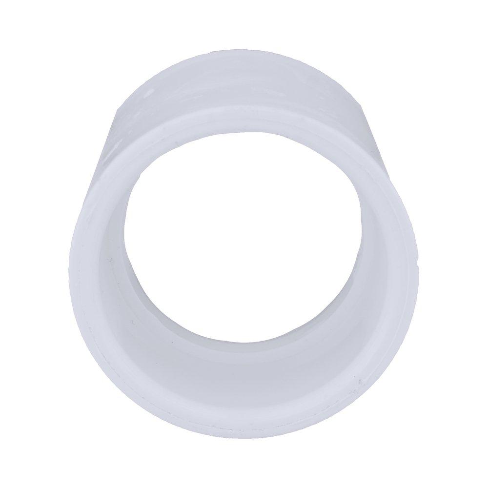 White PVC DWV Coupling 