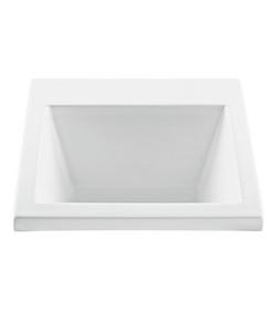25 x 22 in. Undermount Laundry Sink in White